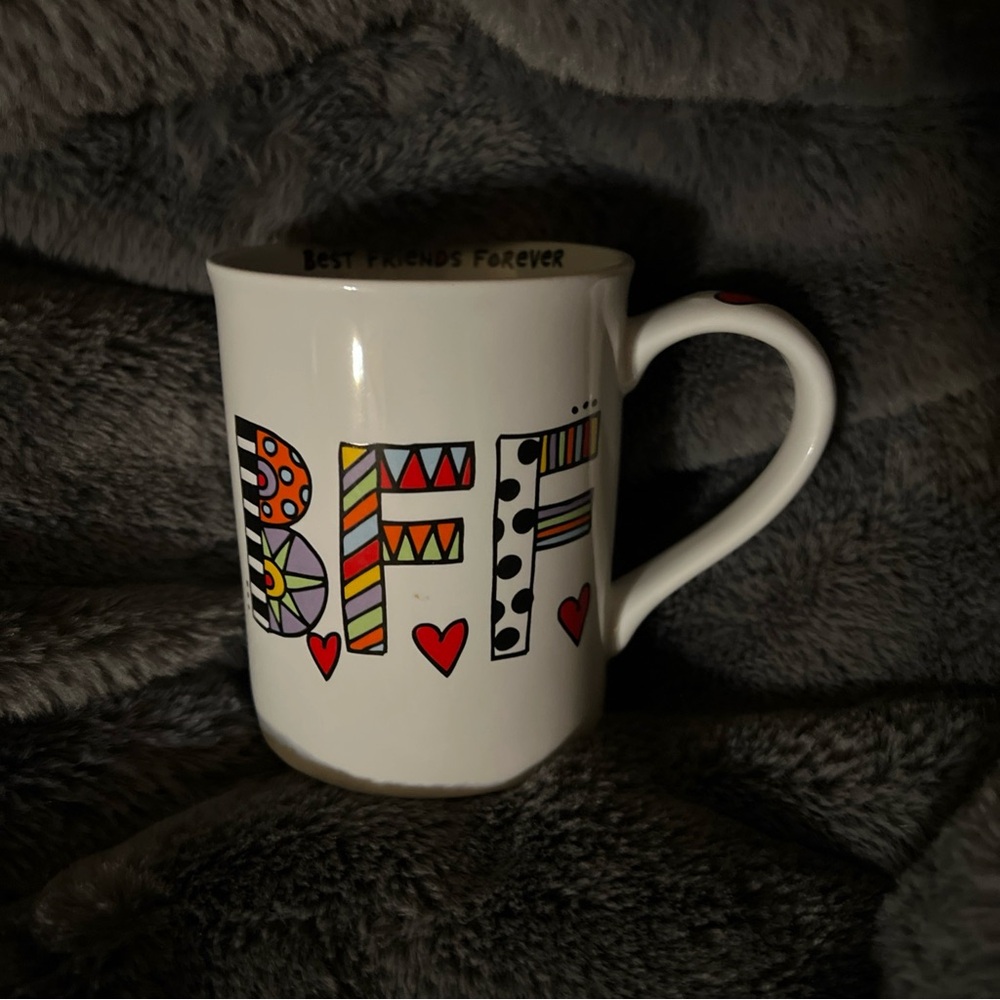 BFF coffee mug. Our name is mud
